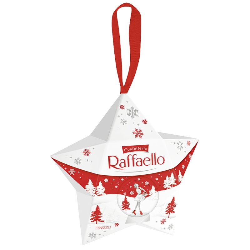 Ferrero Raffaello kokos-amandelconfect, stern-verpakking, 40 g